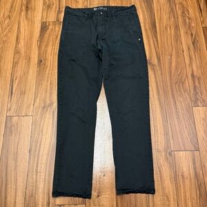 Vuori Always Chino Pants Black Twill Performance Athletic Fit Mens 32x29